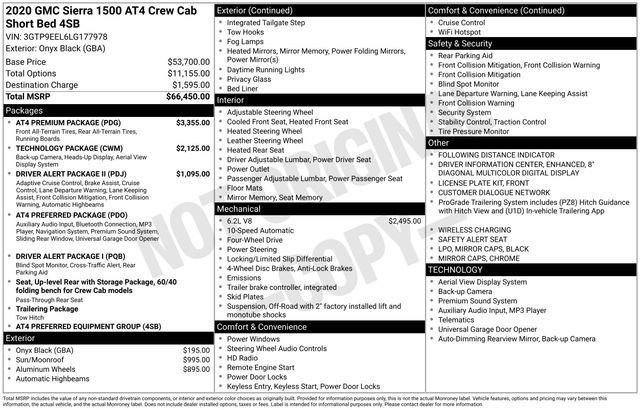 Used 2020 GMC Sierra 1500 AT4 w/ AT4 Premium Package image 6