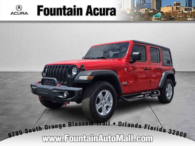 Used 2021 Jeep Wrangler Unlimited Sport AWD/4WD image 1