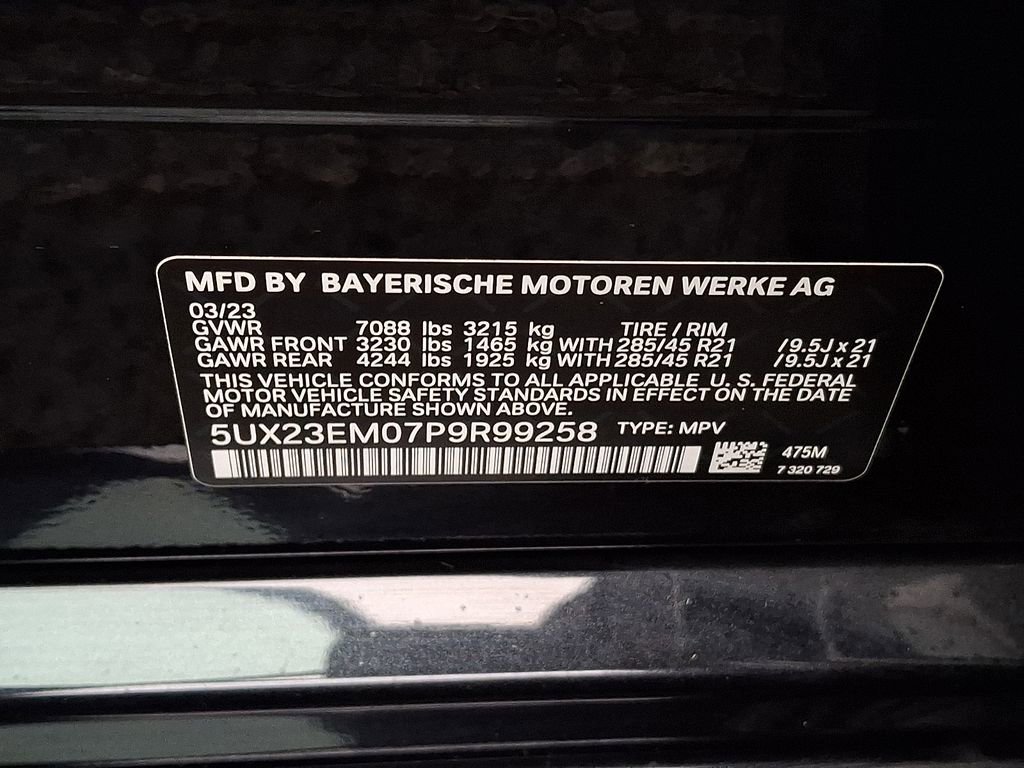 Certified 2023 BMW X7 xDrive40i w/ Parking Assistance Package image 25