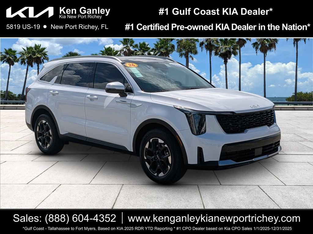 Certified 2026 Kia Sorento S w/ S Panoramic Sunroof Package FWD image 1