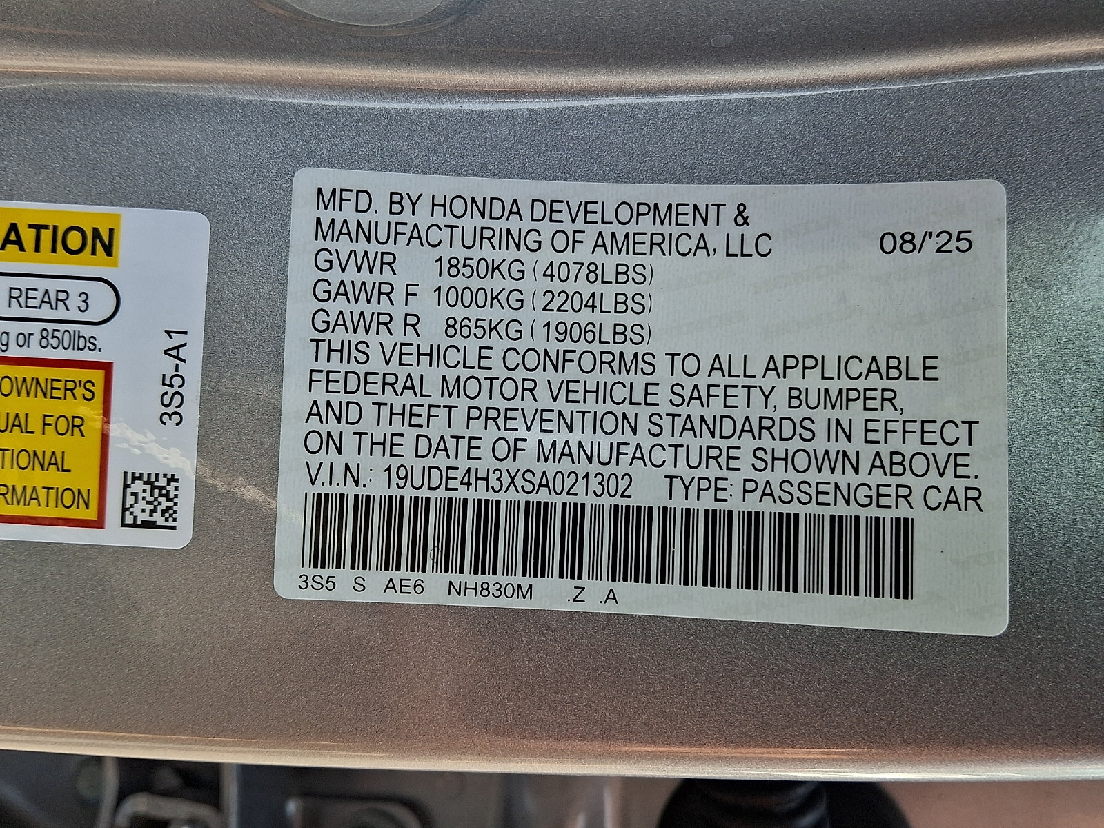 Certified 2025 Acura Integra A-Spec FWD image 26