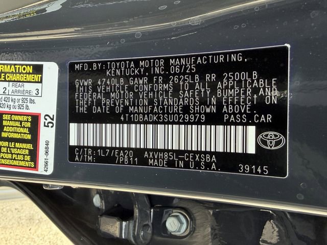 Certified 2025 Toyota Camry SE image 30