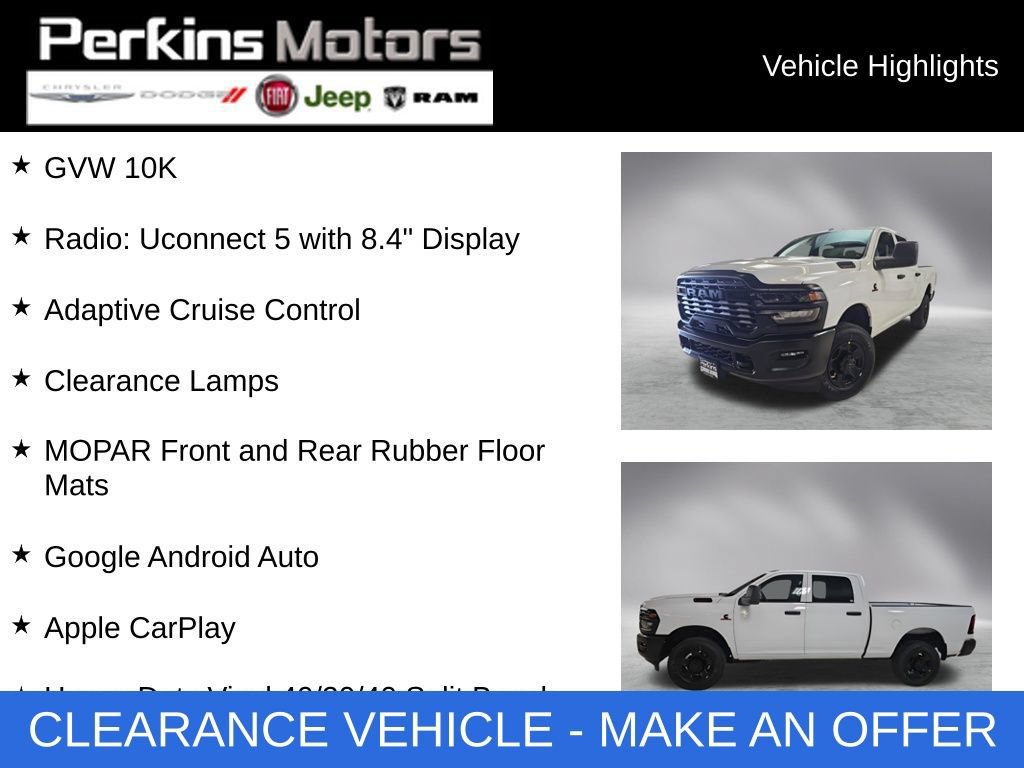 New 2026 RAM 2500 Tradesman AWD/4WD image 2