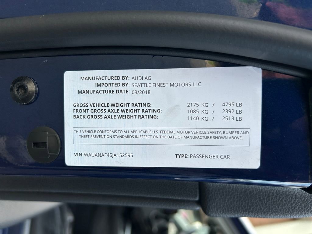 Used 2018 Audi A4 Sedan image 34