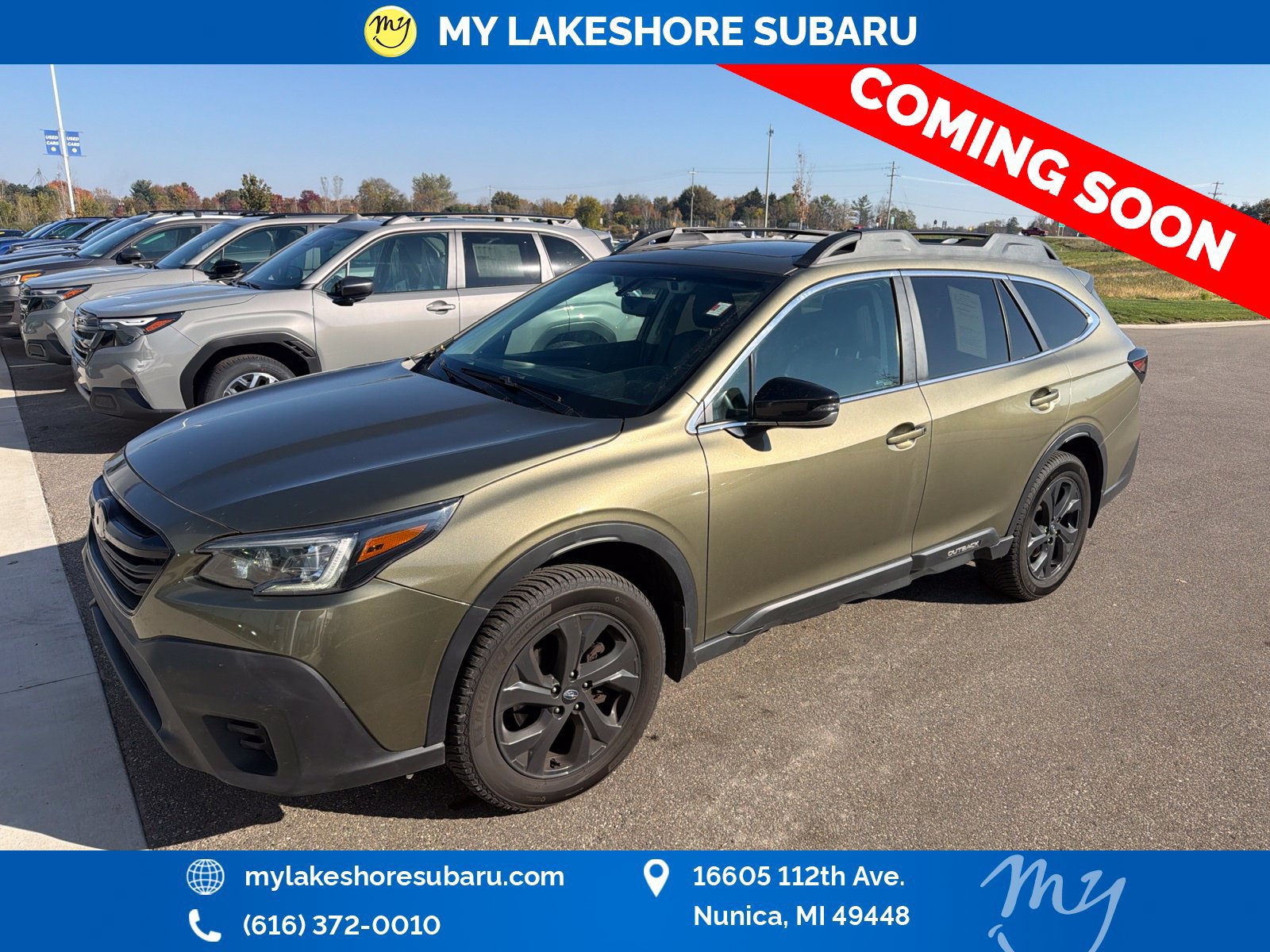 Used 2021 Subaru Outback Onyx Edition XT w/ Popular Package #2 AWD/4WD image 3