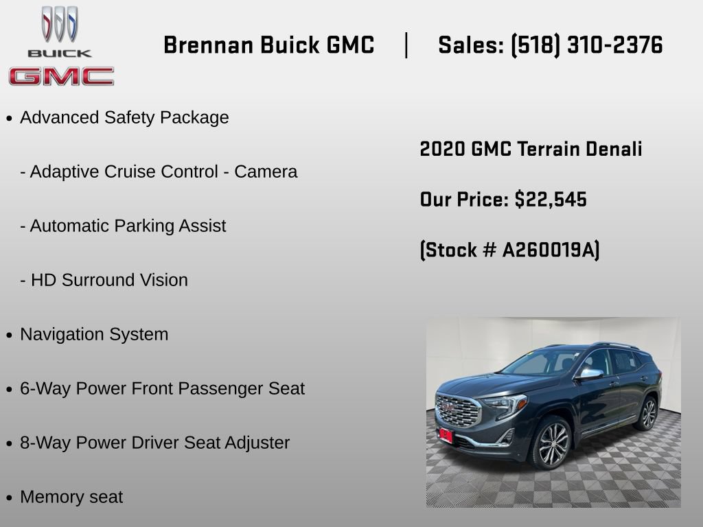 Certified 2020 GMC Terrain Denali w/ Denali Premium Package AWD/4WD image 12