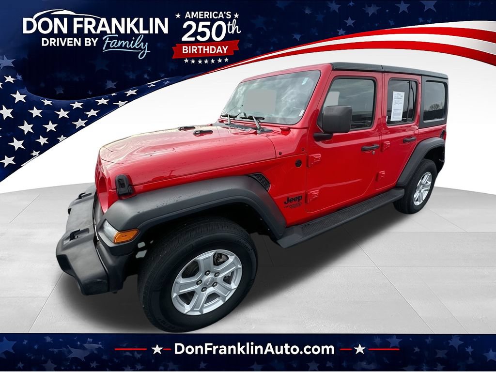 Used 2021 Jeep Wrangler Unlimited Sport AWD/4WD image 1