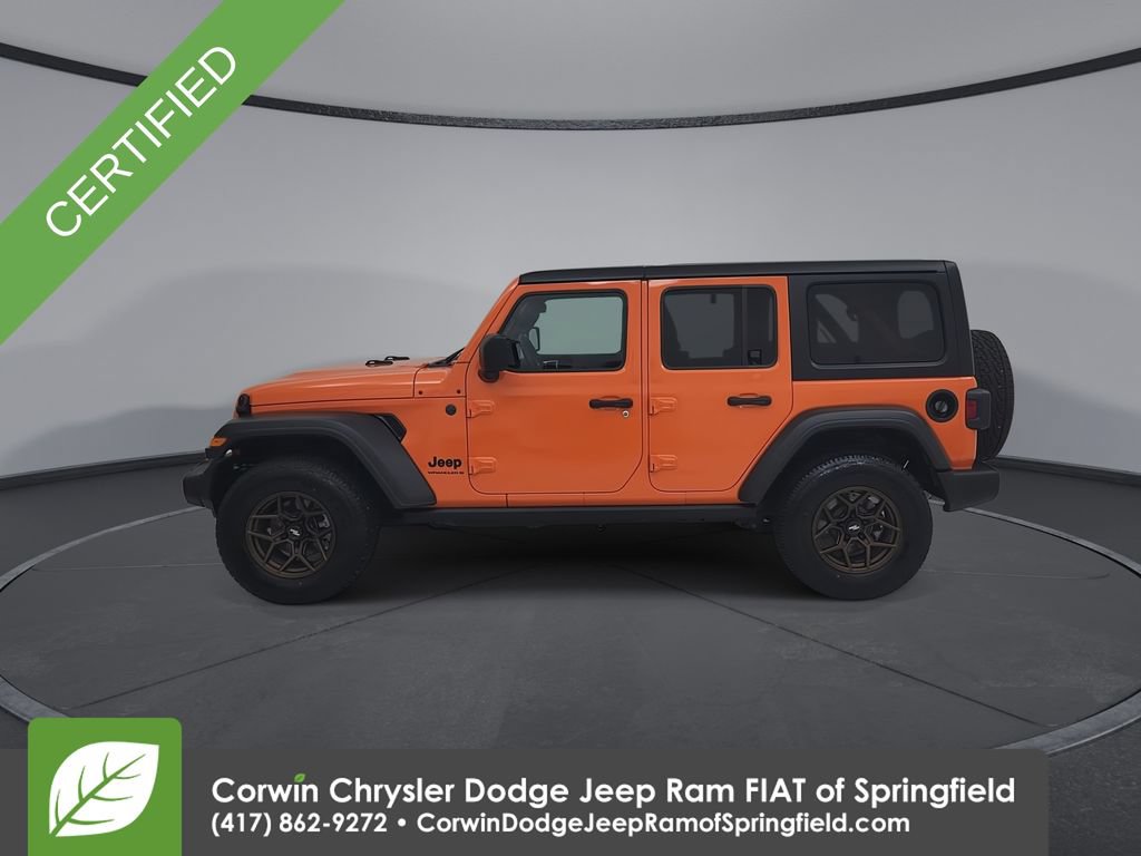 Certified 2025 Jeep Wrangler Unlimited Sport AWD/4WD image 14