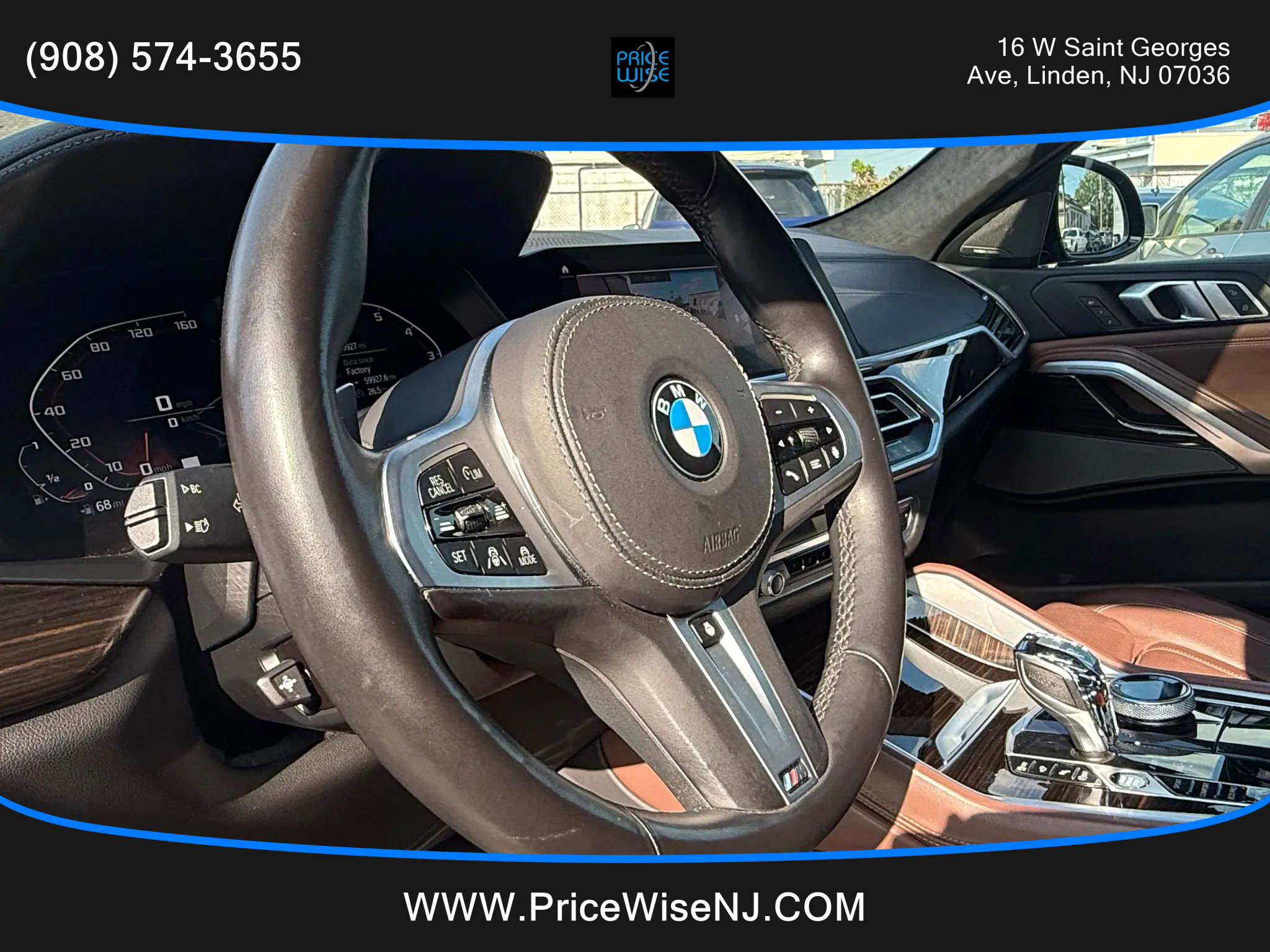 Used 2021 BMW X6 M50i w/ Executive Package image 9