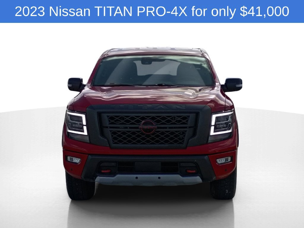 Used 2023 Nissan Titan PRO-4X w/ Pro-4x Convenience Package AWD/4WD image 2