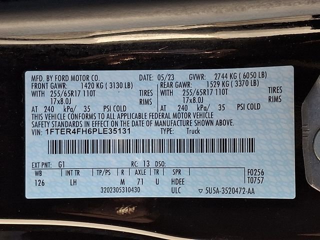 Used 2023 Ford Ranger XL w/ Equipment Group 101A High image 26