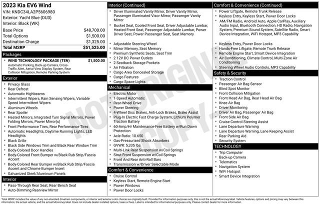 Used 2023 Kia EV6 Wind w/ Wind Technology Package image 32