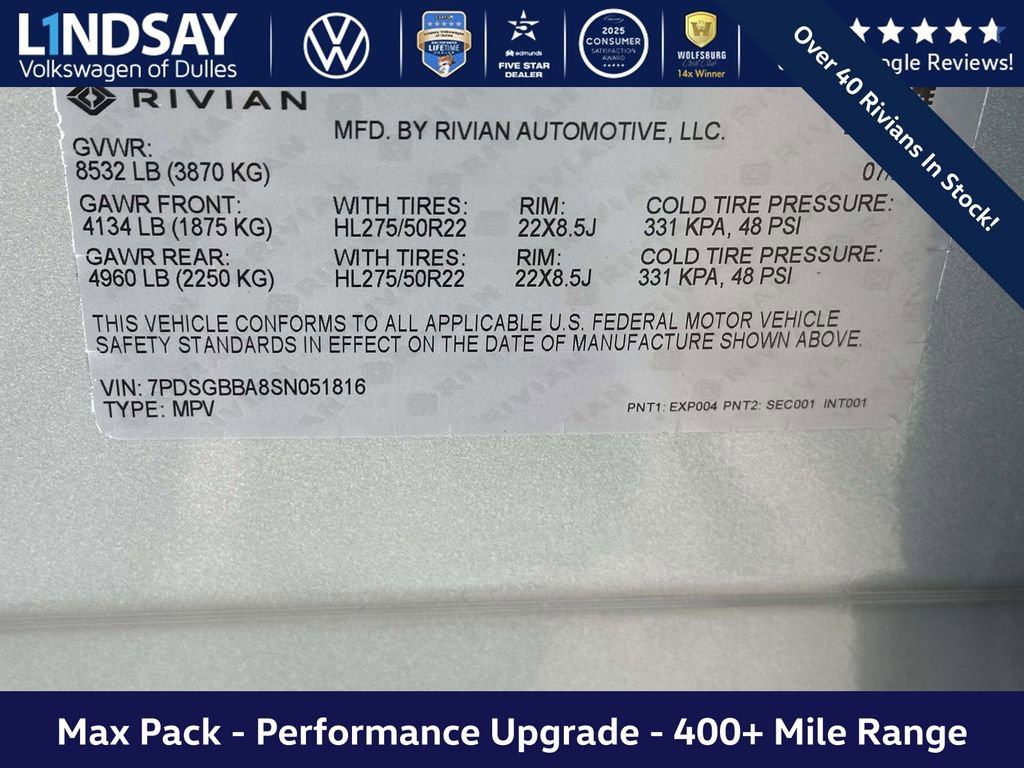 Used 2025 Rivian R1S Adventure image 27