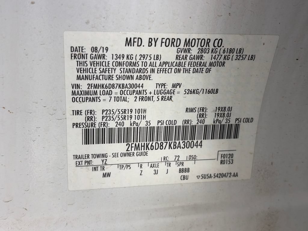 Certified 2019 Ford Flex Limited AWD/4WD image 9
