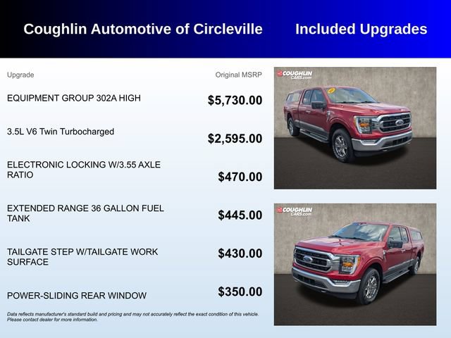 Used 2021 Ford F150 XLT w/ Equipment Group 302A High AWD/4WD image 3
