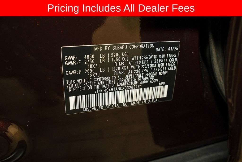 Used 2025 Subaru Outback Limited w/ Popular Package #2 AWD/4WD image 23