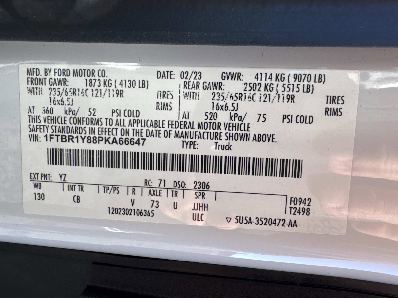 Used 2023 Ford Transit 250 Low Roof w/ Exterior Upgrade Package image 19