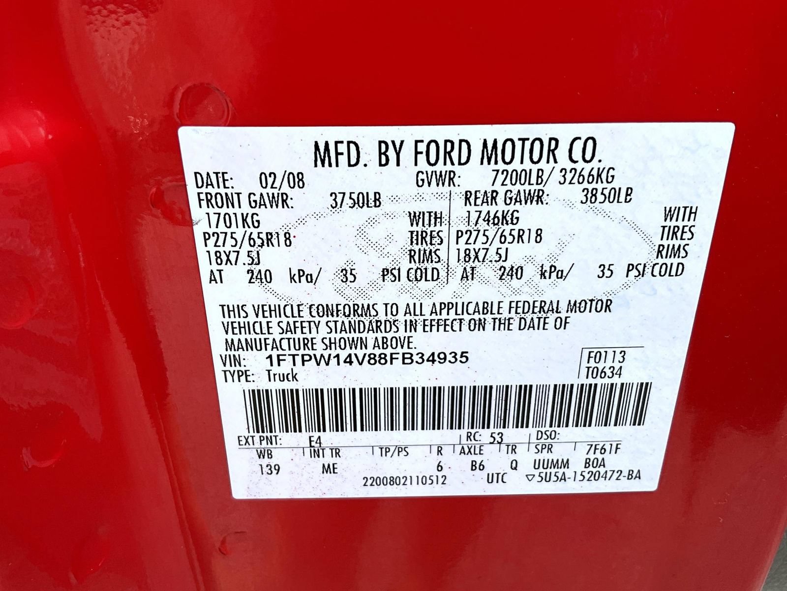 Used 2008 Ford F150 4x4 SuperCrew image 24