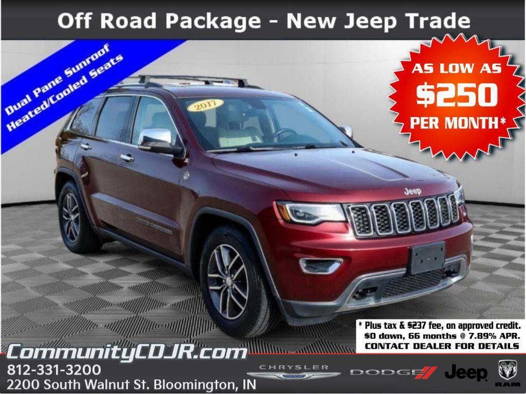 Used 2017 Jeep Grand Cherokee Limited w/ Luxury Group II image 1