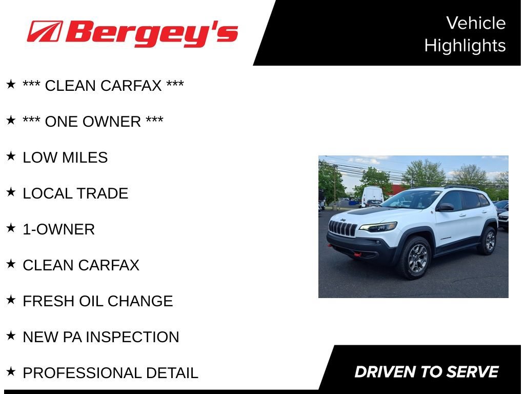 Used 2021 Jeep Cherokee Trailhawk w/ Sun, Sound & Nav Group AWD/4WD image 4