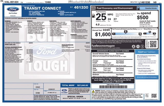 Used 2020 Ford Transit Connect XL FWD image 11