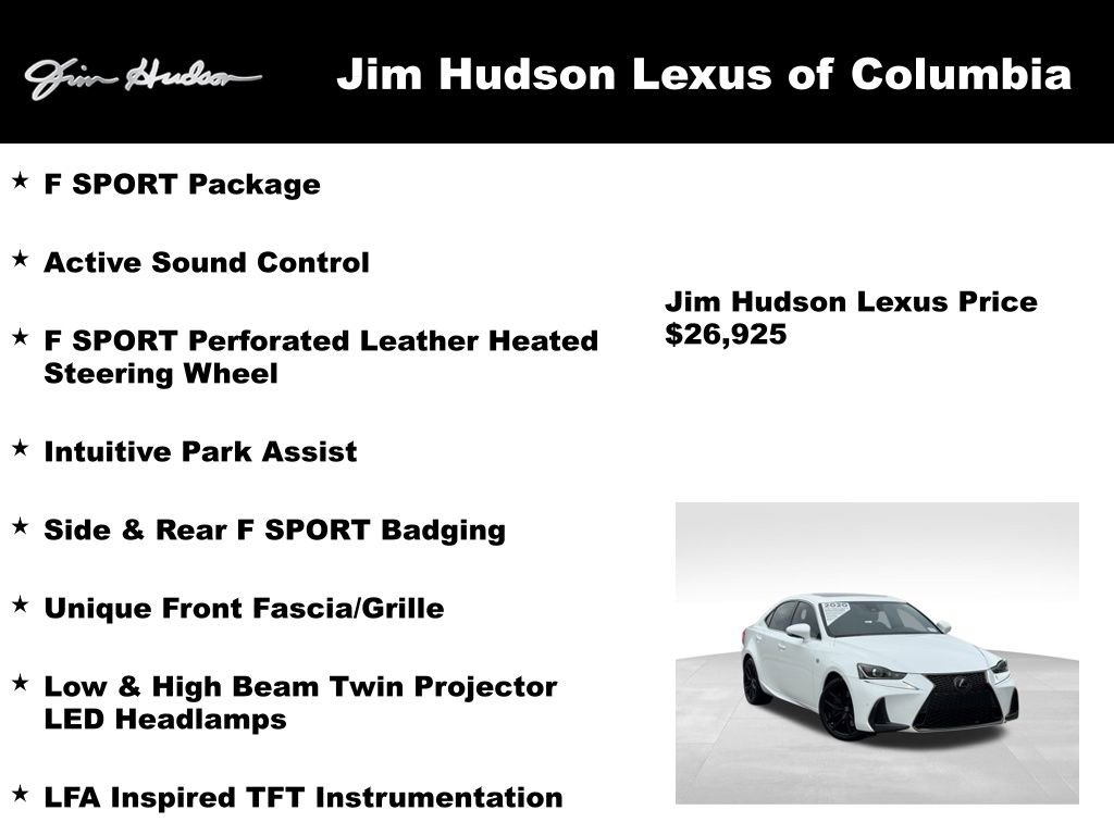 Certified 2020 Lexus IS 300 F Sport image 4