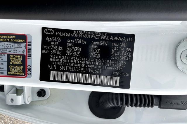 New 2025 Hyundai Santa Cruz Limited image 13