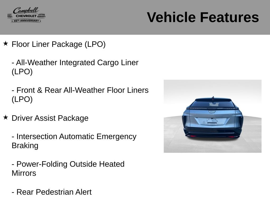 Used 2024 Cadillac Lyriq Sport w/ LPO, Floor Liner Package AWD/4WD image 5