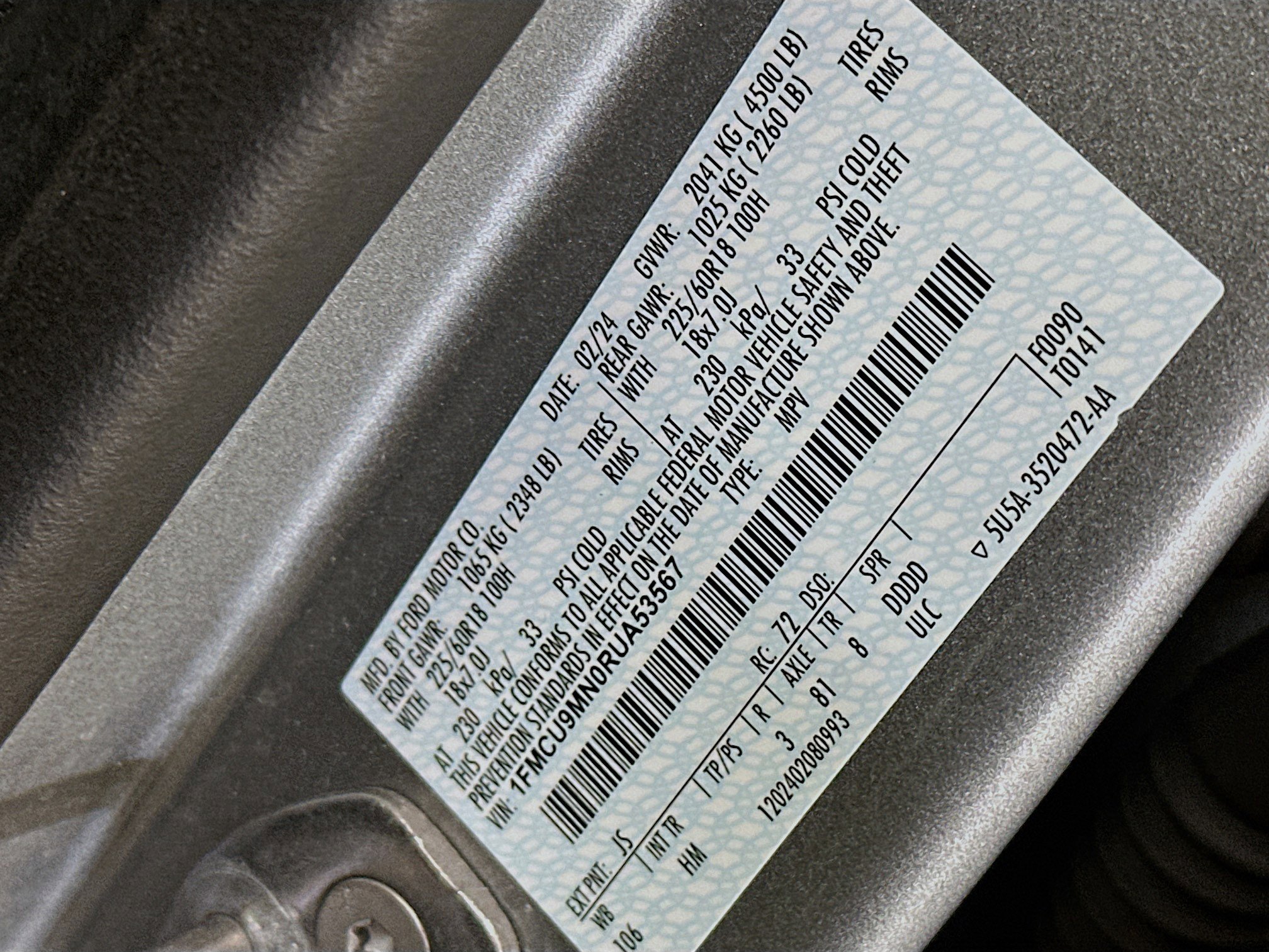 Used 2024 Ford Escape ST-Line image 12