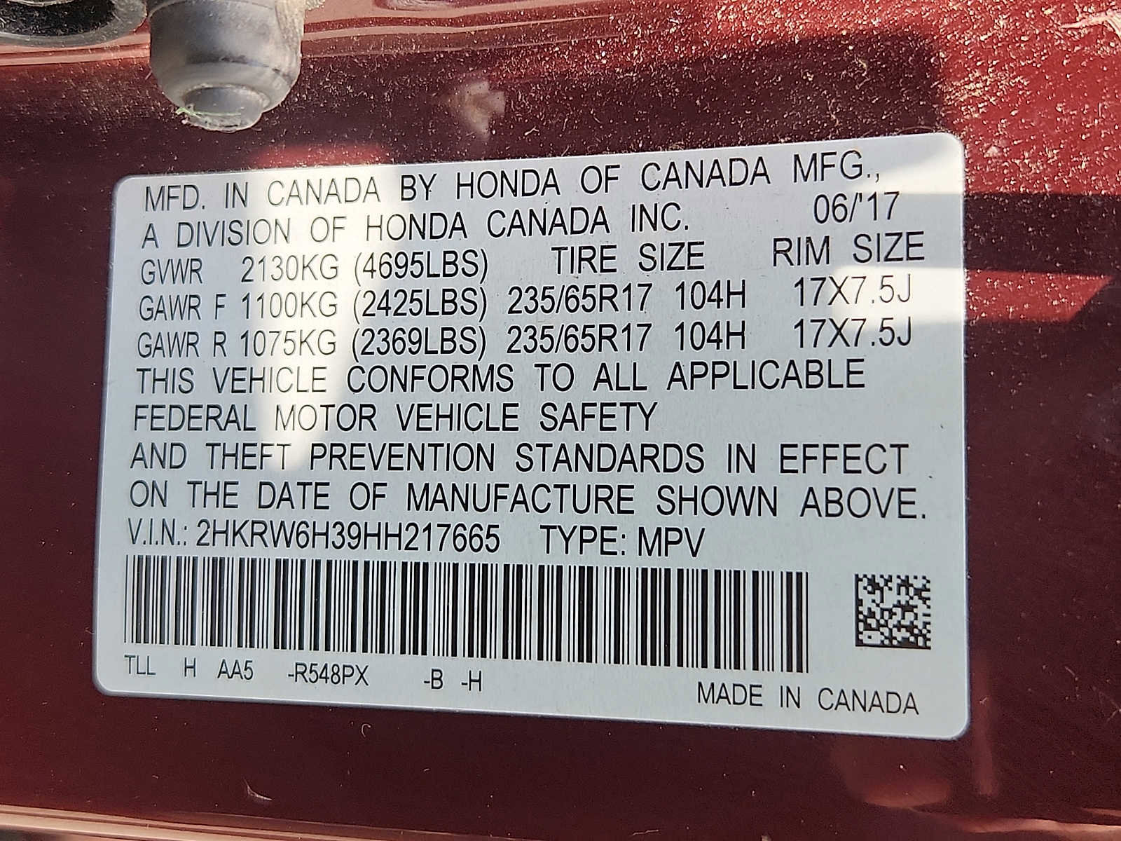 Used 2017 Honda CR-V LX image 25