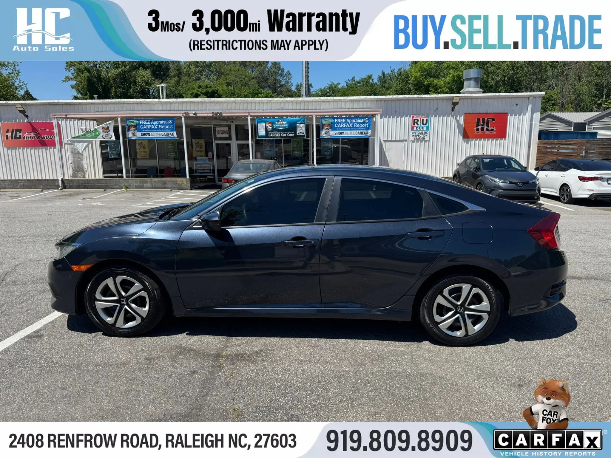 Used 2017 Honda Civic LX image 2