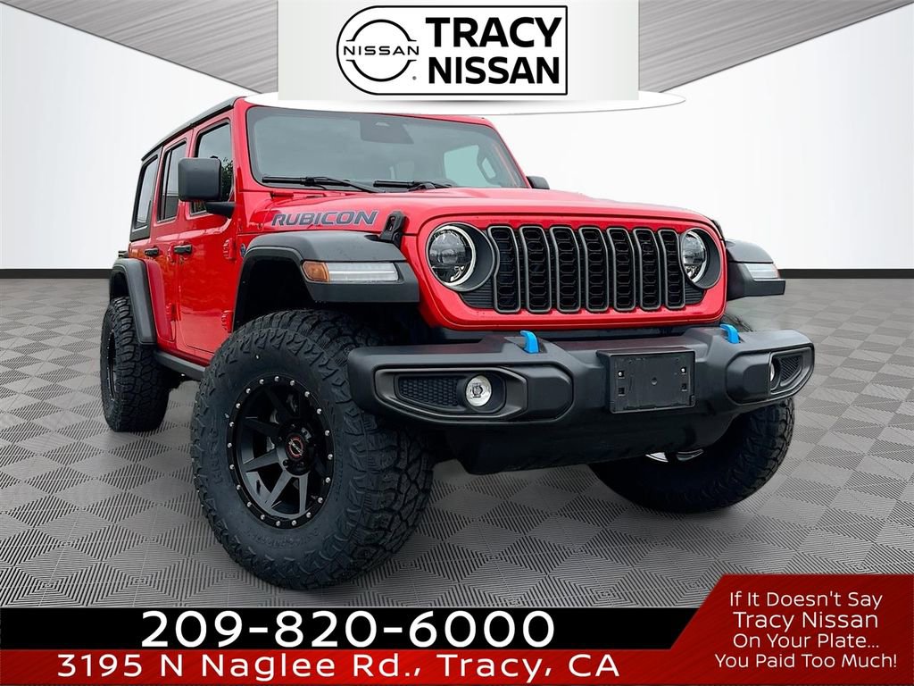Used 2025 Jeep Wrangler Unlimited Rubicon 4xe w/ Safety Group AWD/4WD image 1