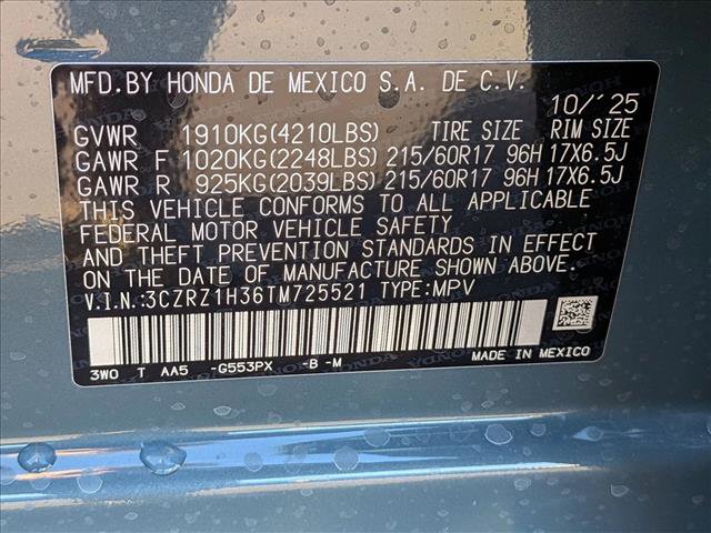 New 2026 Honda HR-V LX image 17