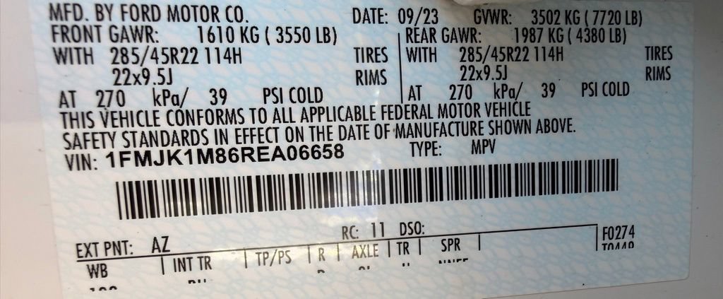 Certified 2024 Ford Expedition Max Platinum AWD/4WD image 24