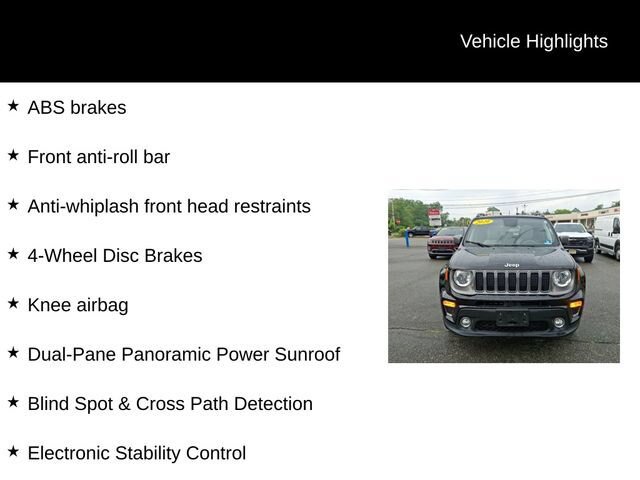 Used 2020 Jeep Renegade Limited w/ Safety and Security Group AWD/4WD image 22