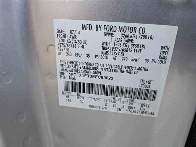 Used 2014 Ford F150 XLT w/ Equipment Group 302A Luxury AWD/4WD image 15