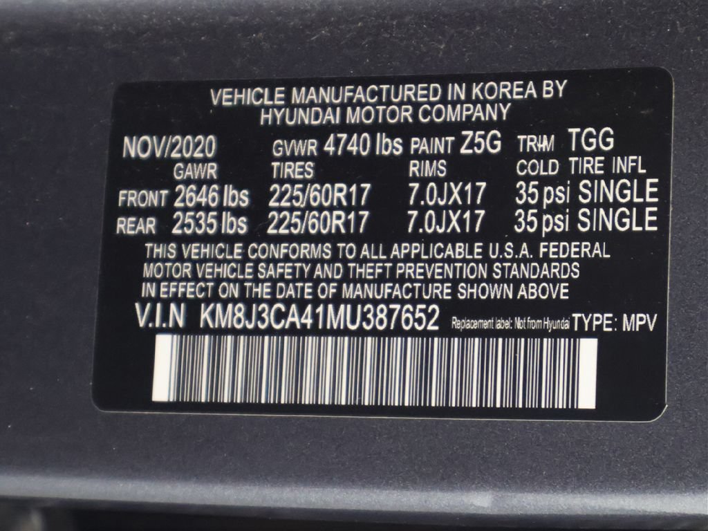 Used 2021 Hyundai Tucson Value AWD/4WD image 48
