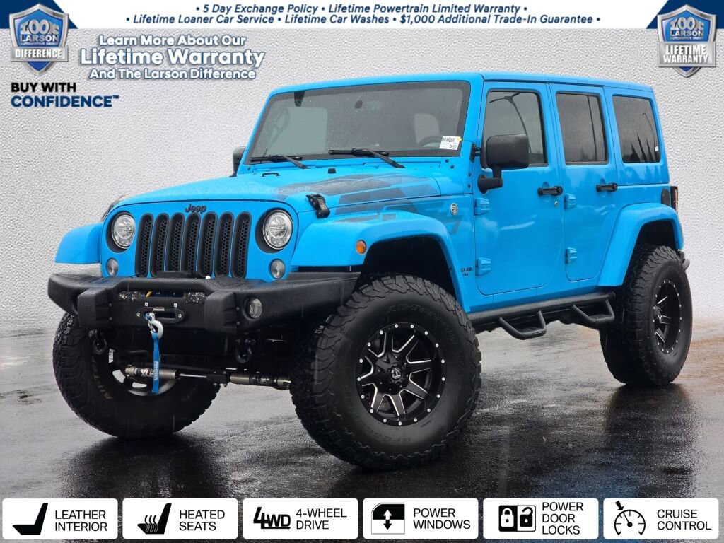 Used 2017 Jeep Wrangler Unlimited Sahara image 1