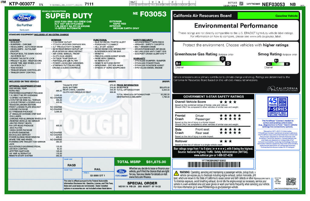 Used 2022 Ford F250 XLT w/ XLT Premium Package AWD/4WD image 21