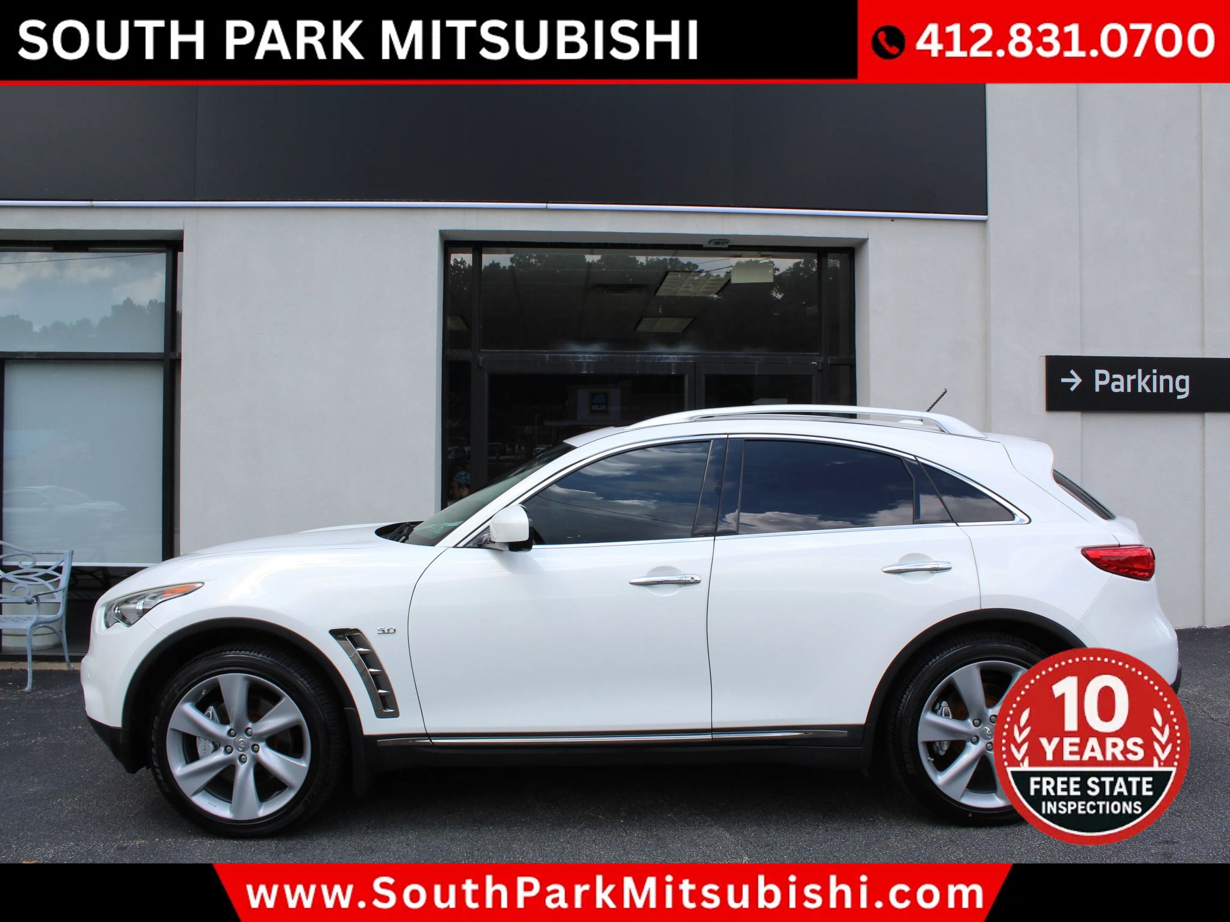 Used 2014 INFINITI QX70 AWD w/ Sport Technology Package