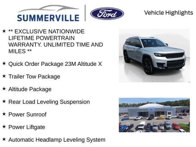 Used 2024 Jeep Grand Cherokee L Altitude AWD/4WD video 2