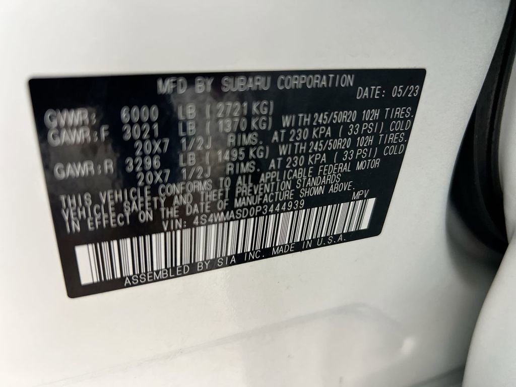 Used 2023 Subaru Ascent Limited image 28