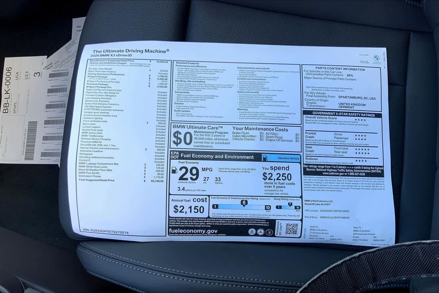 New 2026 BMW X3 xDrive30 w/ Premium Package image 18