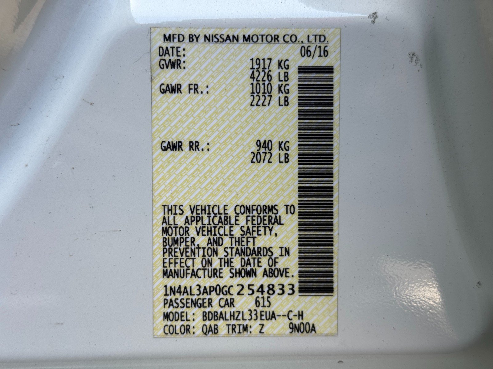 Used 2016 Nissan Altima 2.5 SR w/ LED Appearance Package FWD image 37