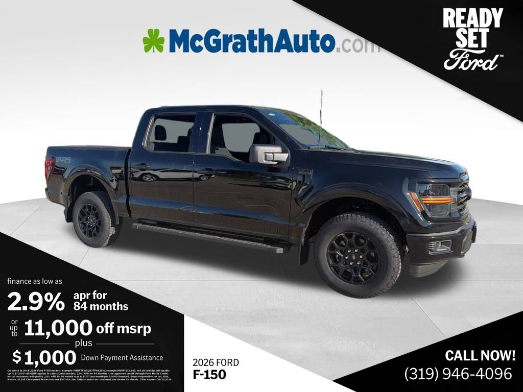 New 2026 Ford F150 XLT w/ FX4 Off-Road Package