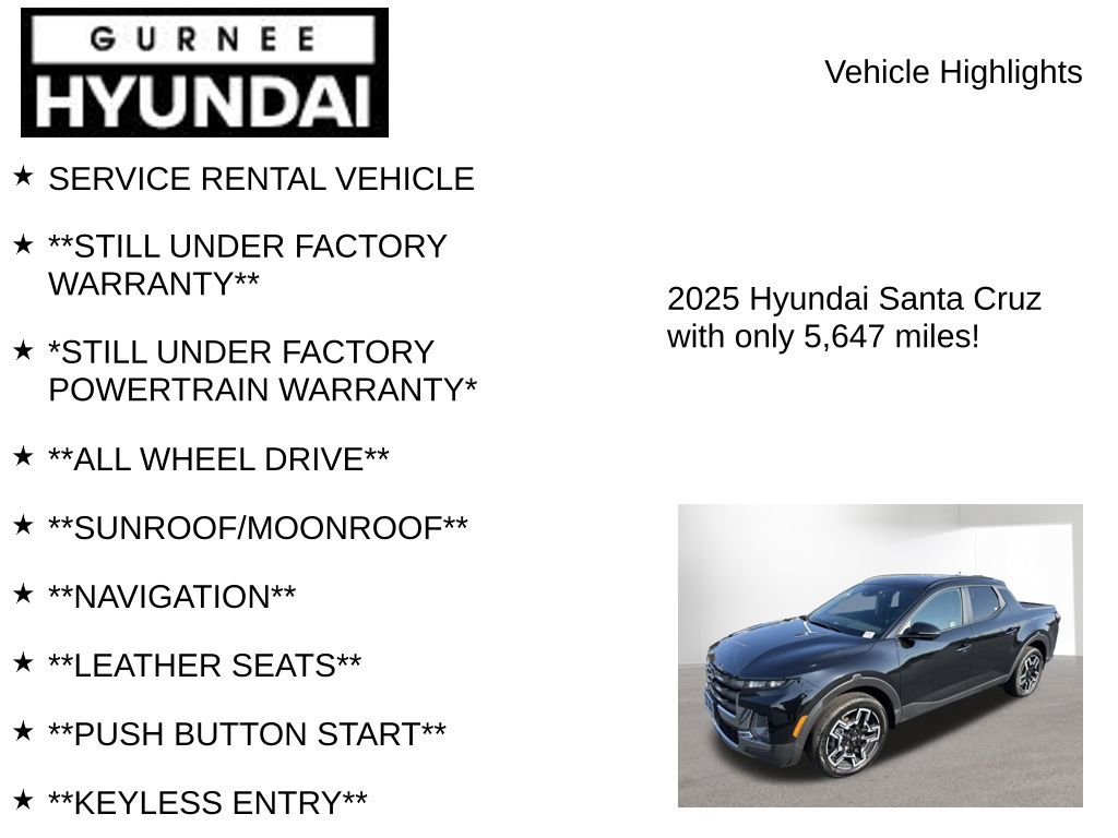 Used 2025 Hyundai Santa Cruz Limited image 7