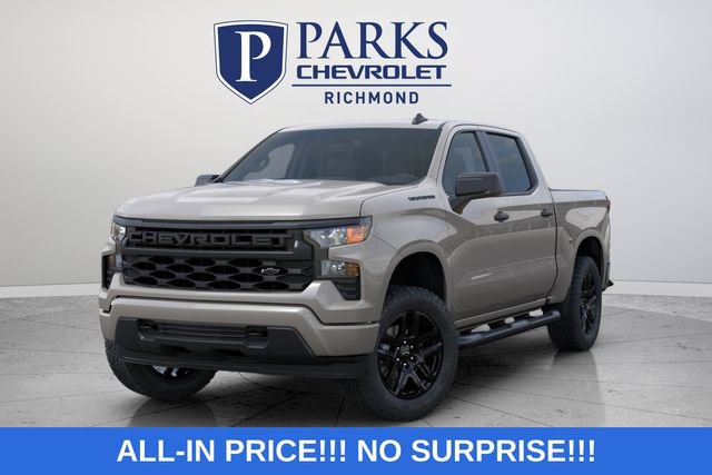 New 2026 Chevrolet Silverado 1500 Custom w/ Turbomax Blackout Package AWD/4WD image 3