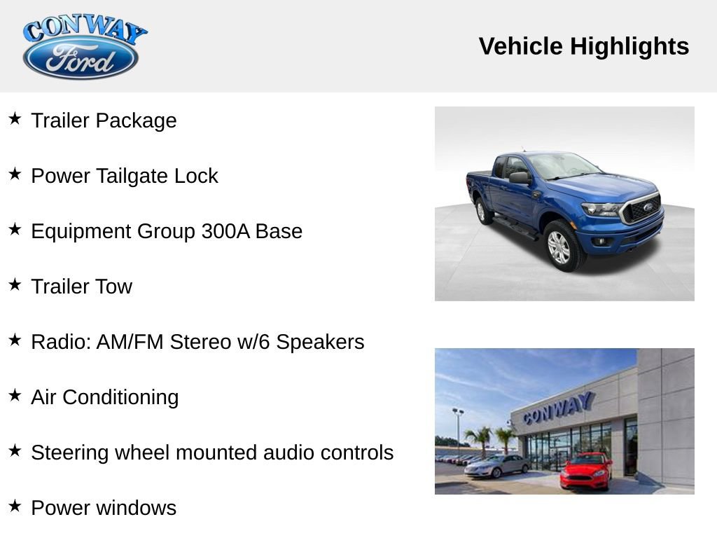 Used 2019 Ford Ranger XLT w/ Trailer Tow Package image 8
