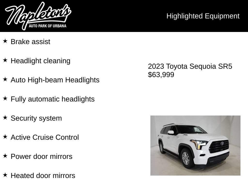 Used 2023 Toyota Sequoia SR5 AWD/4WD image 16