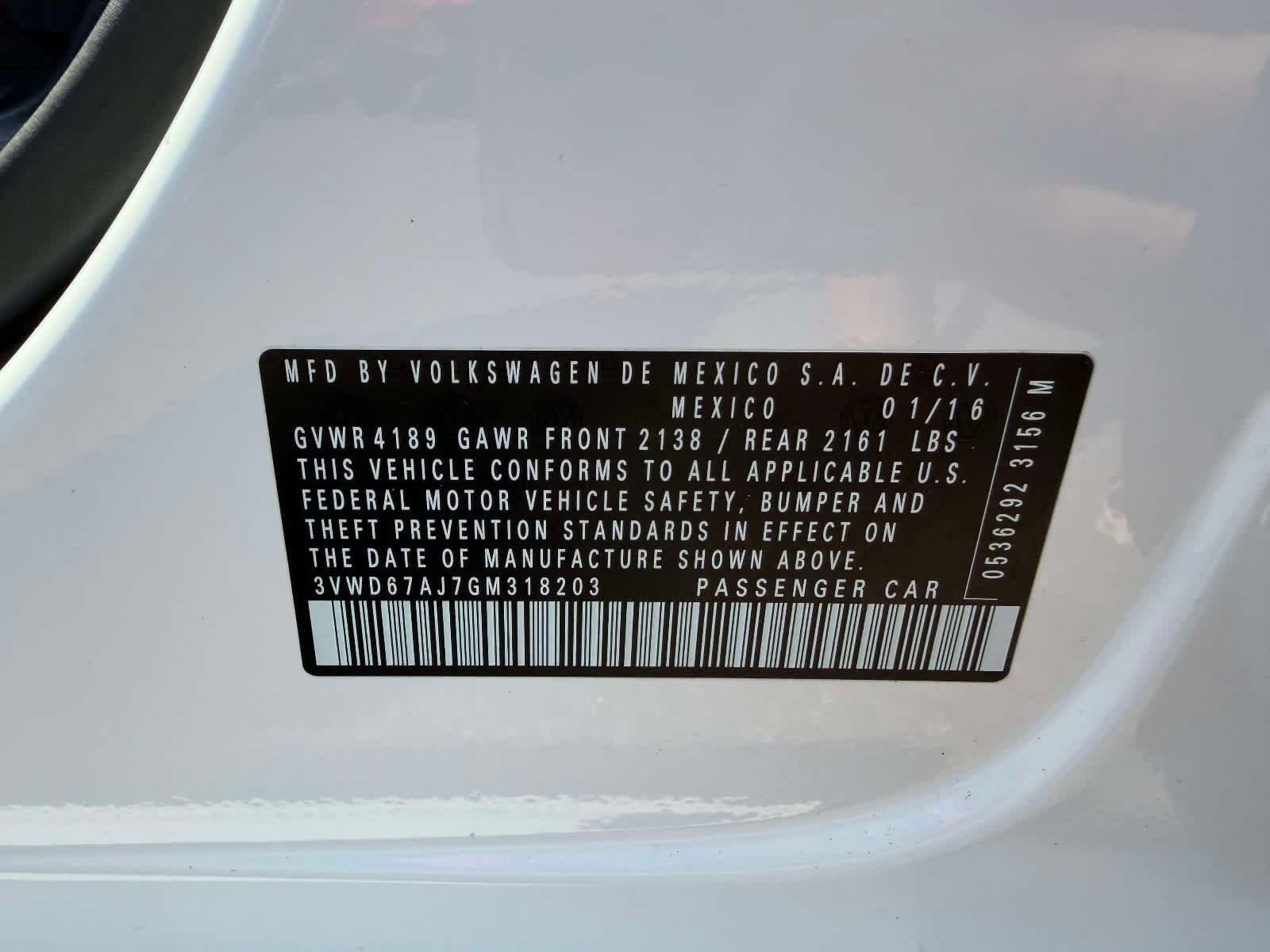 Used 2016 Volkswagen Jetta SE FWD image 17